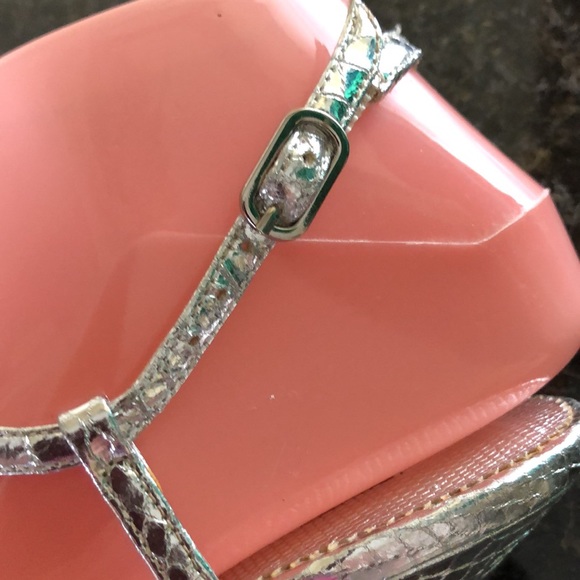 Nina silver sandal heel - Picture 6 of 8